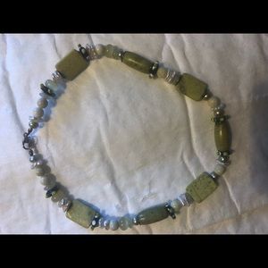 Vintage natural stones necklace